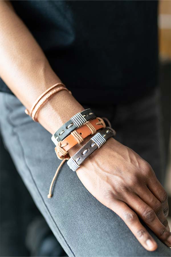 Safari Leather Bracelets