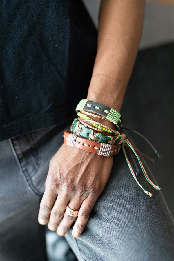 Safari Leather Bracelets