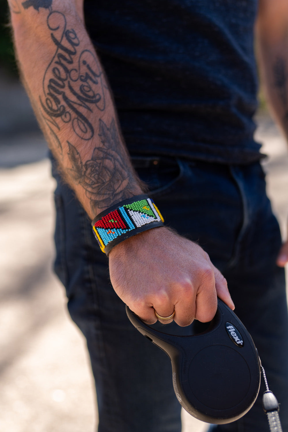 Rafiki Dog collar and cuff-1